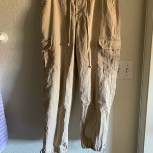 Tan cargo pants -vintage style